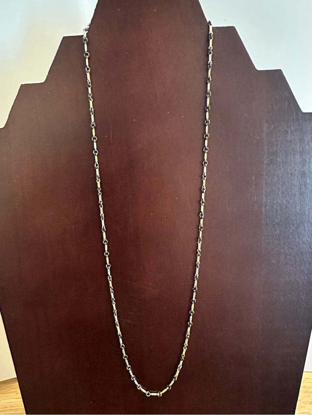 Freida Rothman mini bar Sterling silver necklace